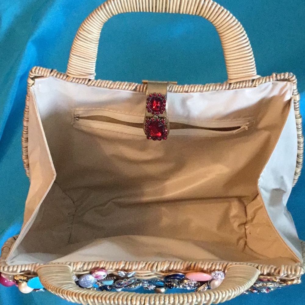 Embellished Multicolor Women's Bag - Picture 7 of 8